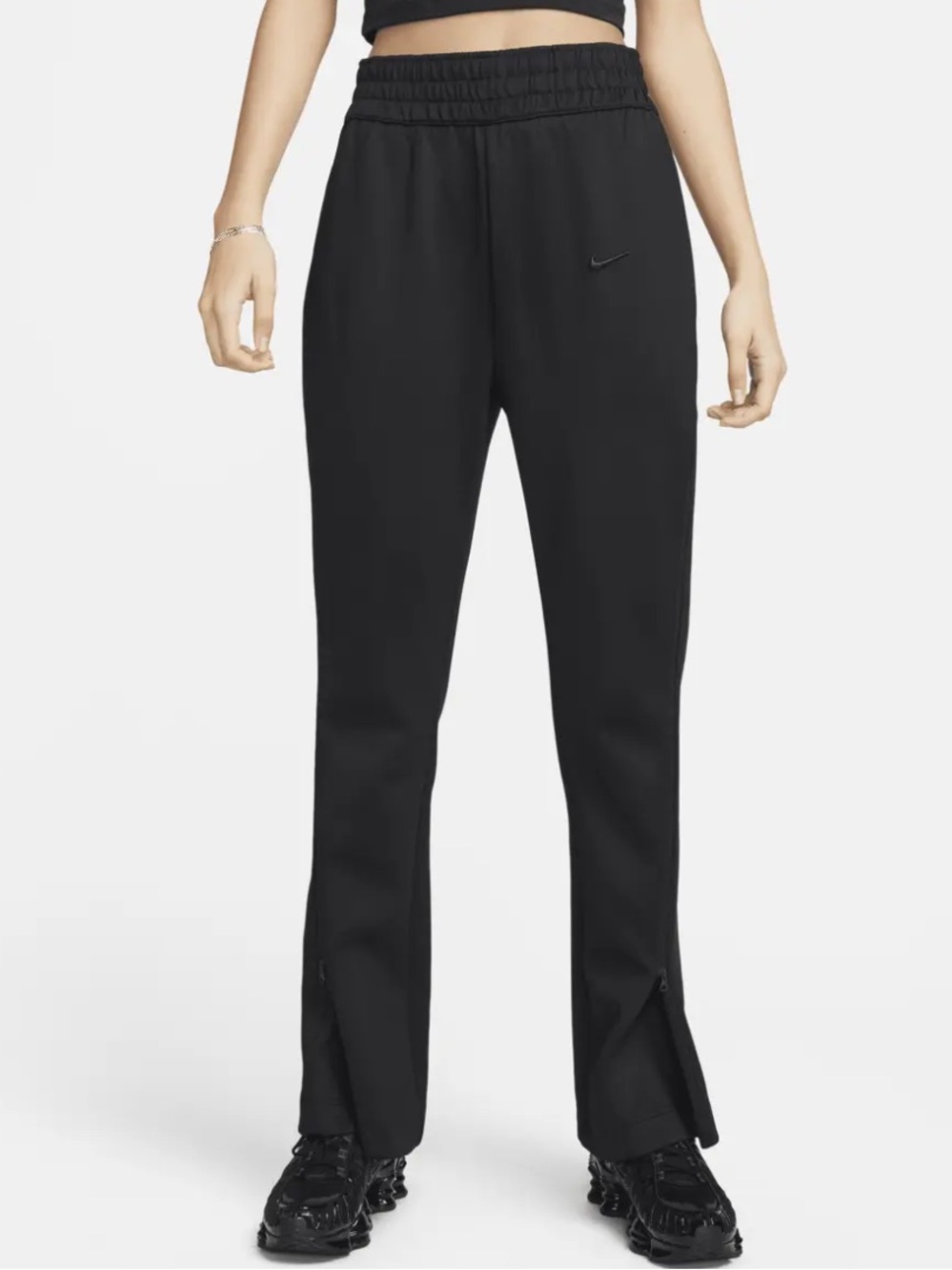 NWT Nike Mid-Rise Zip Flared Pants Large